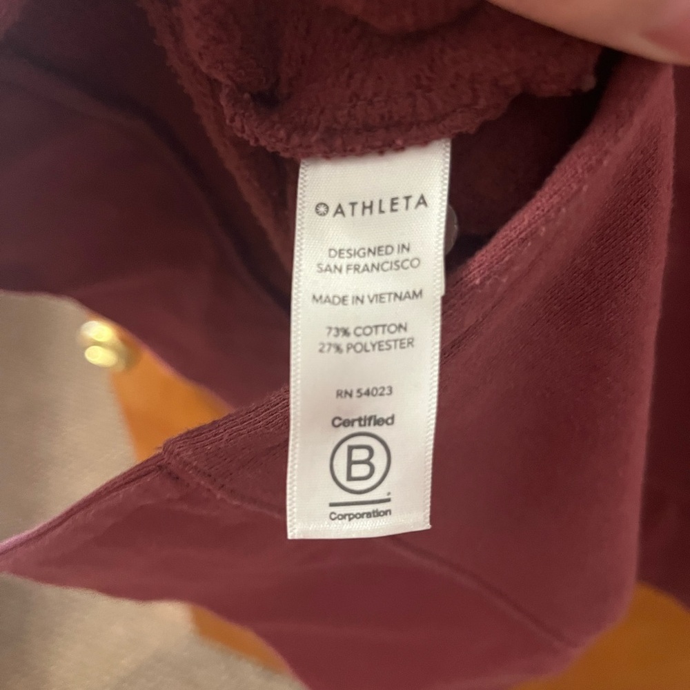 Women's Burgundy Turtleneck Sweater - Picture 5 of 7